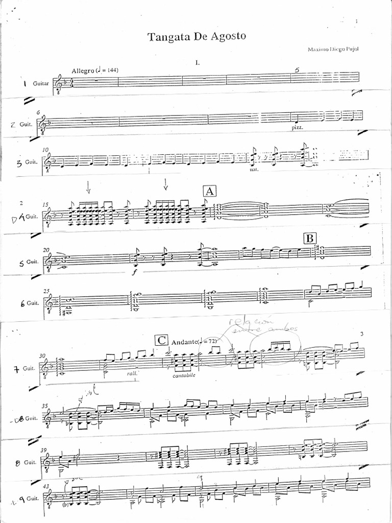 Tangata - Guitarra | PDF