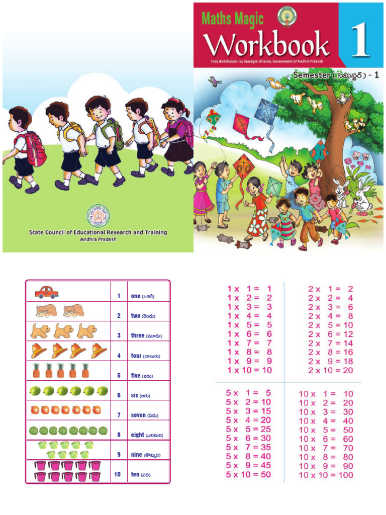 06-1 Maths SEM-1 Workbook-Compressed Tlm4all | PDF | Numbers ...