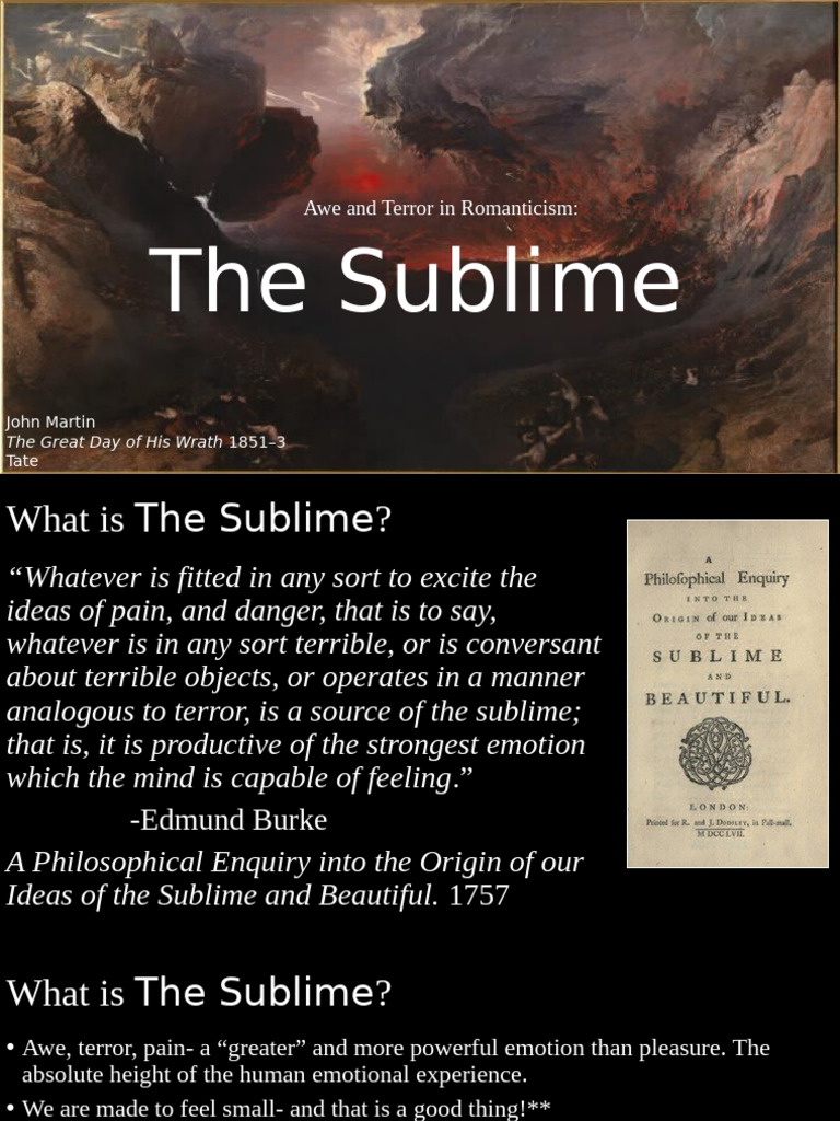Exploring The Sublime in Romanticism | PDF | Romanticism | Landscape