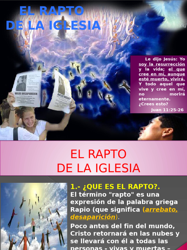 El Rapto de La Iglesia | PDF | Éxtasis | Cristo (título)