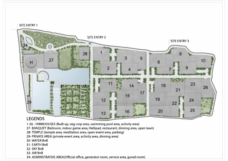 13.06.25 - Air BNB Site Plan | PDF