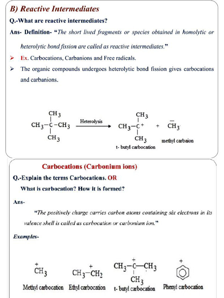 Reactive Intermediates996657738288389884883888838 | PDF