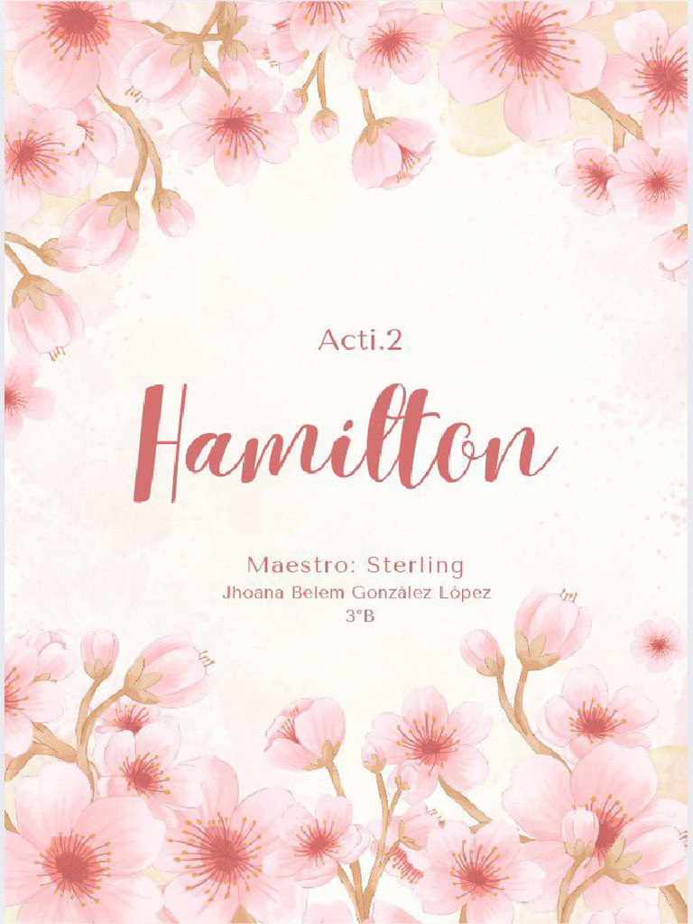 Hamilton | PDF