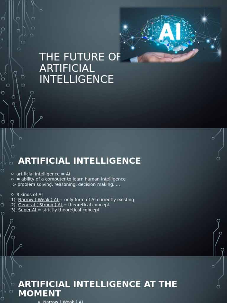 The Future of Artificial Intelligence | PDF