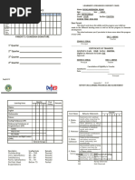 DepEd School Form 9 (SF9) | PDF