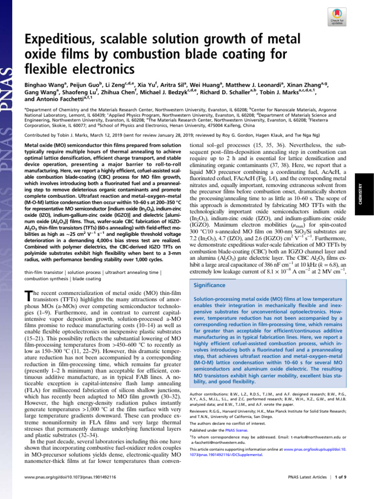 Combustion Blade Coating | PDF | X Ray Photoelectron Spectroscopy ...