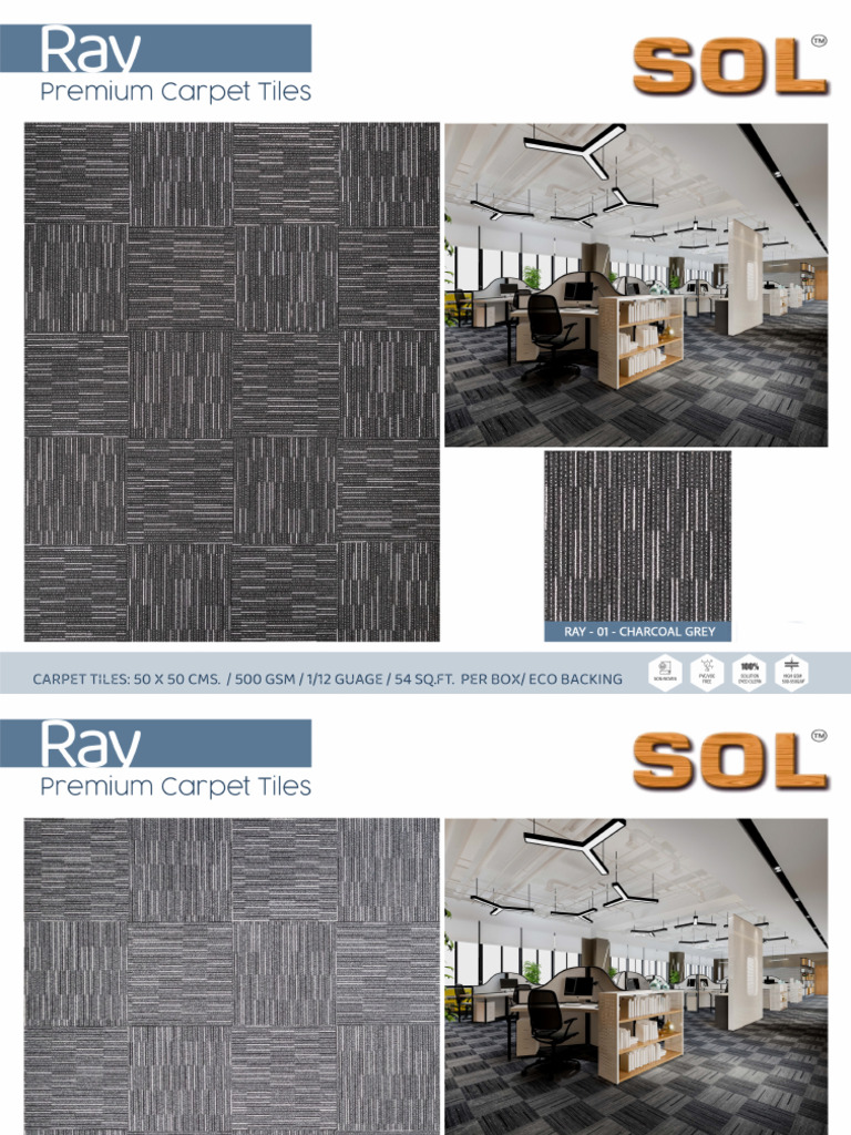SOL Premium Carpet Tiles PDF - Final | PDF