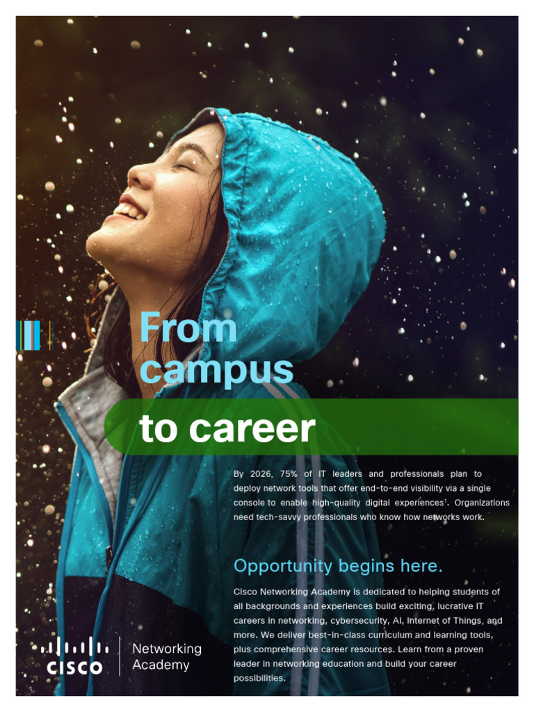 Cisco Networking Academy Networking Flyer Fy 2025 | PDF | Computer Network