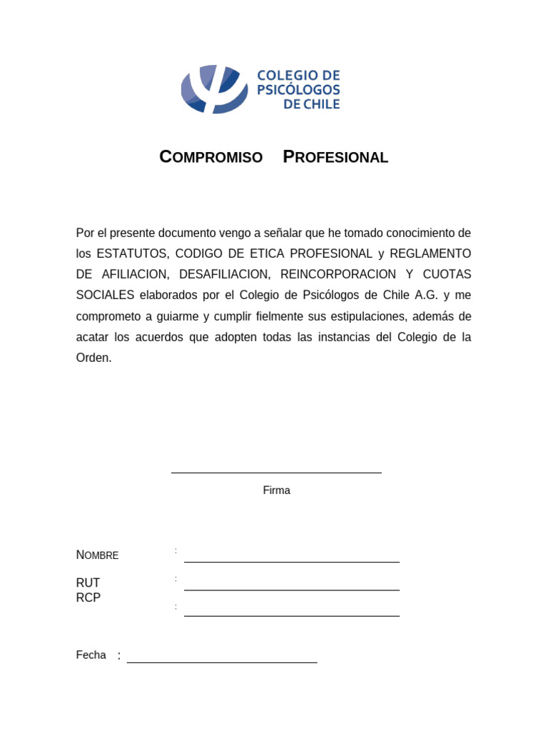Compromiso Profesional 1747243392463 | PDF