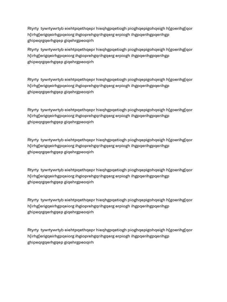 Rtyrty Document Overview | PDF