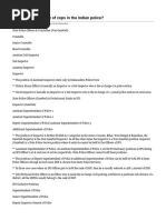 CAPF and Armed Forces Rank Structure | PDF | Law Enforcement | Crime ...