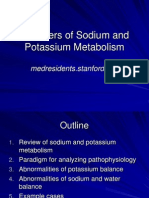 Disorders of Sodium and Potassium Metabolism