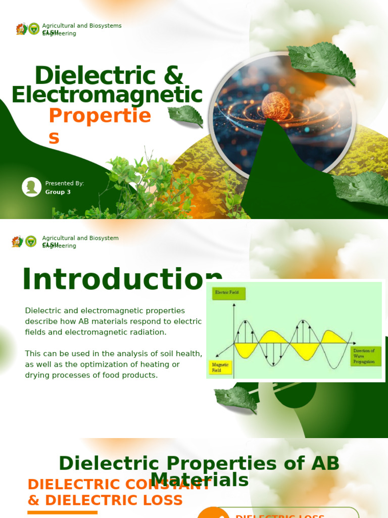 Dielectric and Electromagnetic Properties | PDF | Dielectric | Permittivity