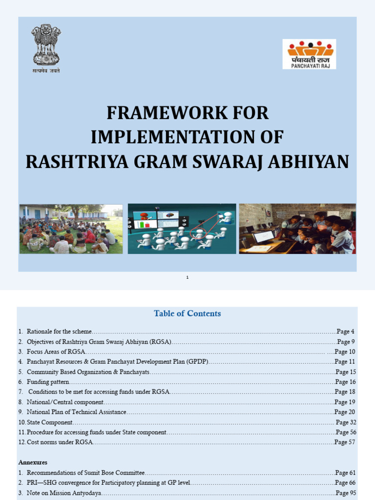 RGSA Implementation Framework Overview | PDF | Governance | Government ...