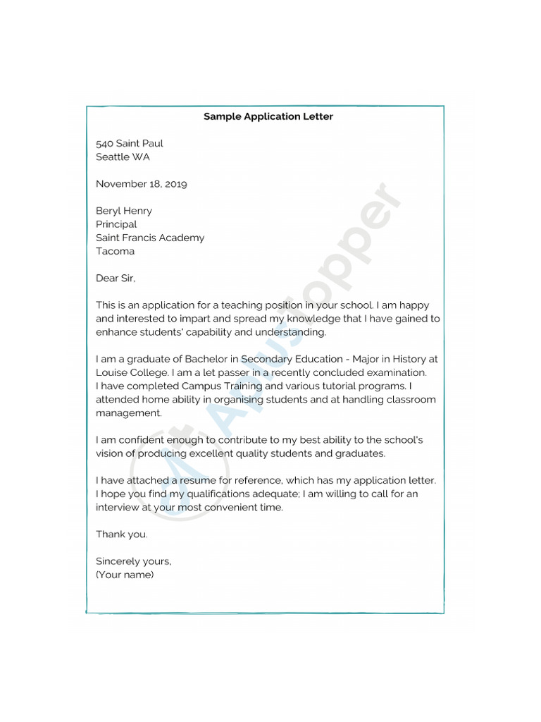Letter Format | PDF