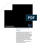 GCO Investment Report (Genesco)