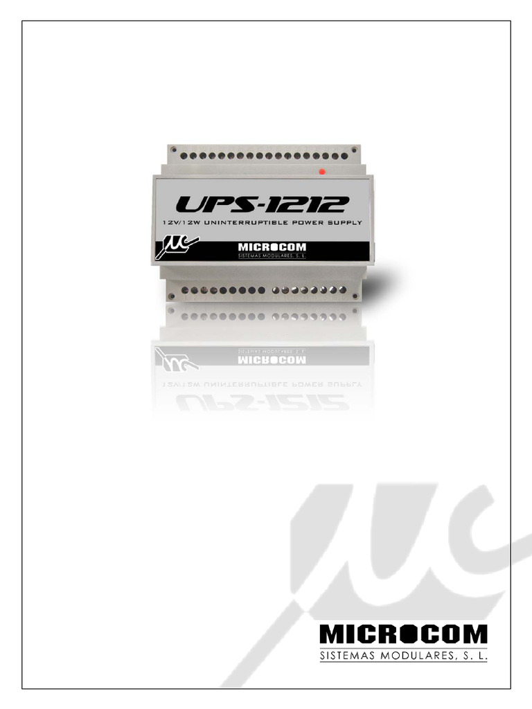 Catálogo de la UPS1212 12V | PDF | Diodo emisor de luz | Fuente de ...