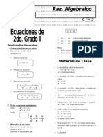 X 11 Ecuac 2° Grado