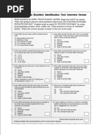 AOD Self-Completion Assessment Form | PDF