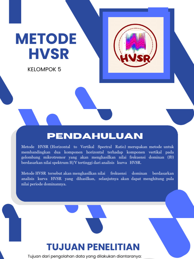 Metode Analisis HVSR untuk Seismogram | PDF