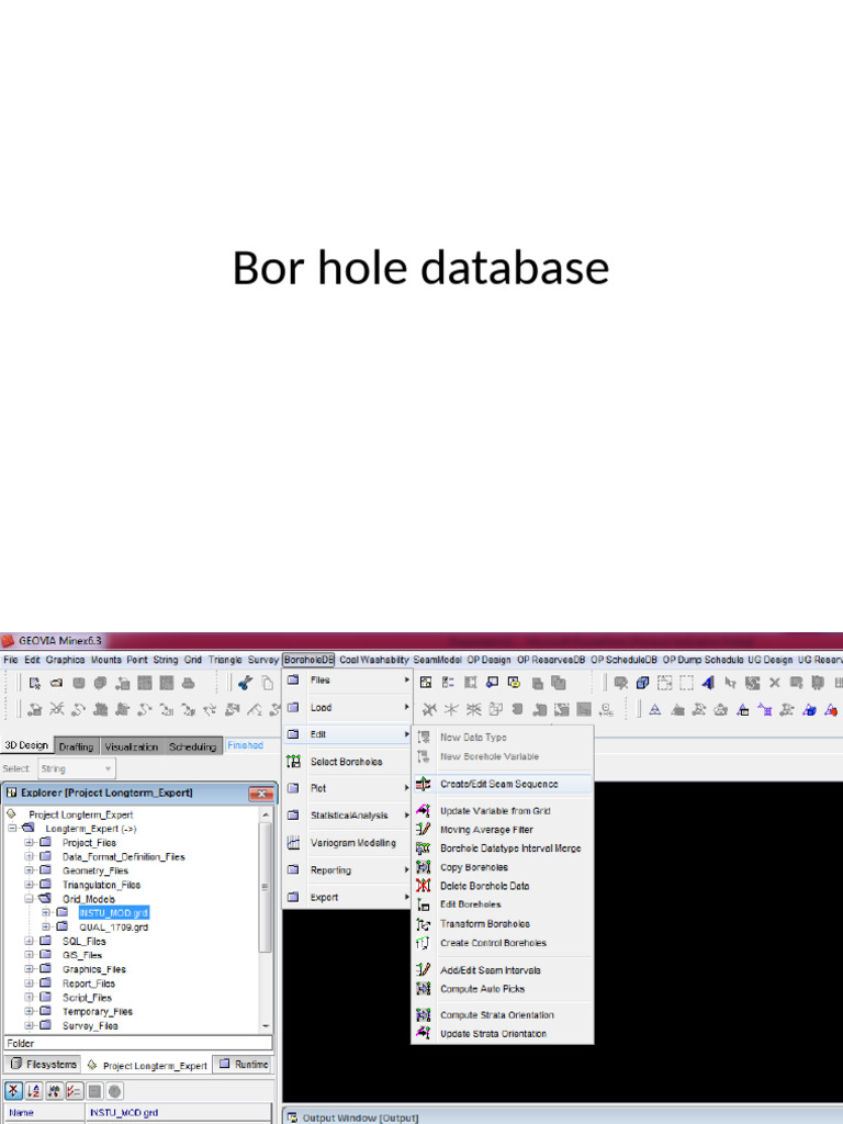 4. Bor Hole Database | PDF