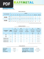 EN AC 44300 Aluminum Alloy Properties | PDF | Iron | Liquids