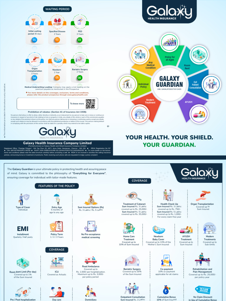 Galaxy Health Insurance Policy Overview | PDF | Insurance | Hospital