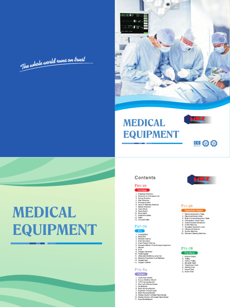Medical Equipment Catalog MBZ | PDF