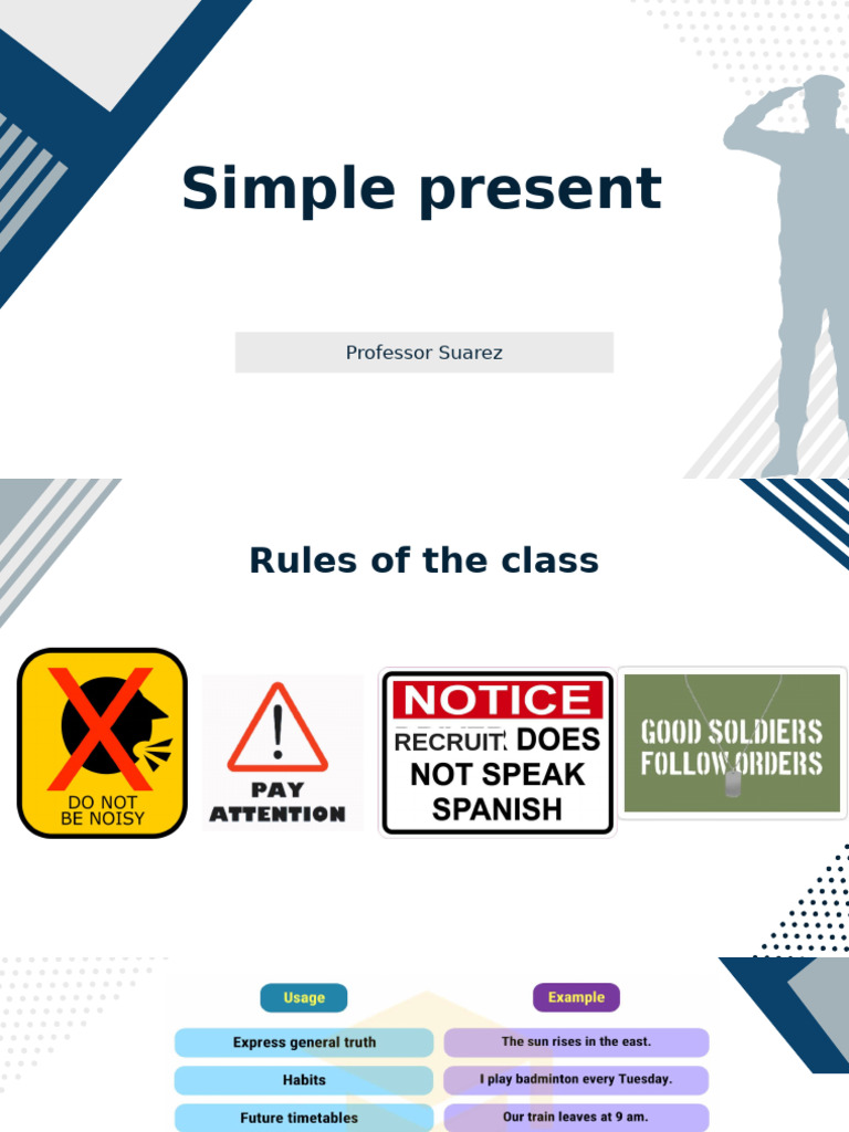 Simple Present Tense Practice Guide | PDF | Chess | Grammar