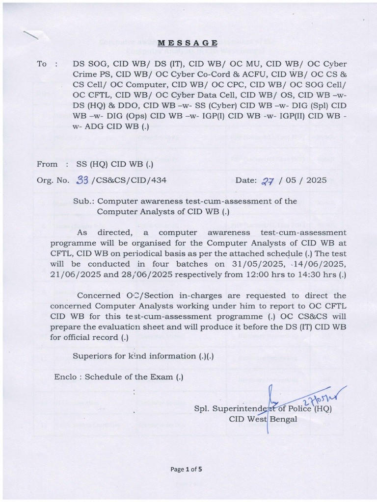 CID WB Computer Analyst Assessment 2025 | PDF | Data Management ...