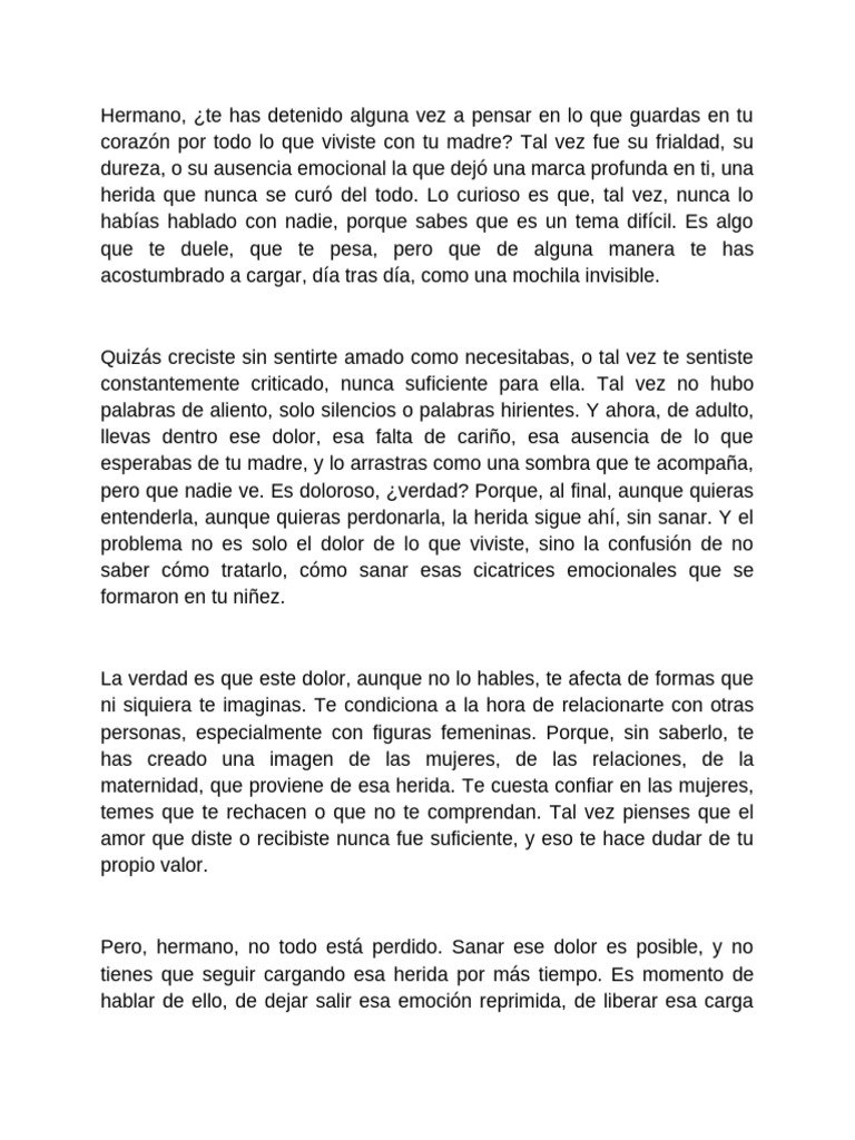 Sanando heridas emocionales del pasado | PDF | Las emociones