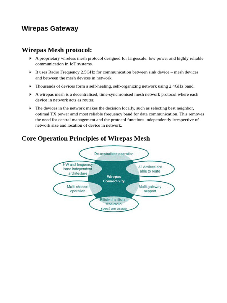 Wirepas Gateway and Mesh Overview | PDF | Computer Network | Computing