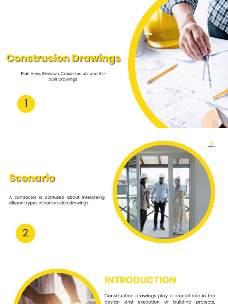 Yellow Modern Contractor Office Company Profile Presentation | PDF ...
