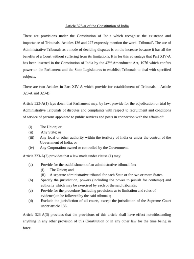 Article 323 A | PDF