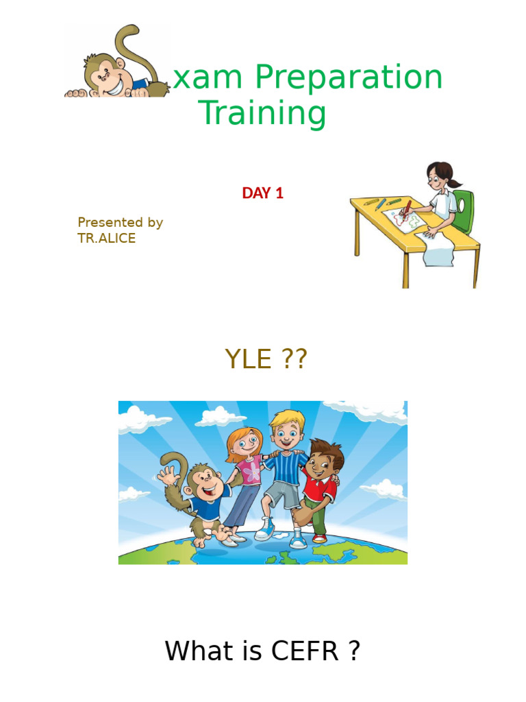 YLE Exam Prep for CEFR Qualifications | PDF