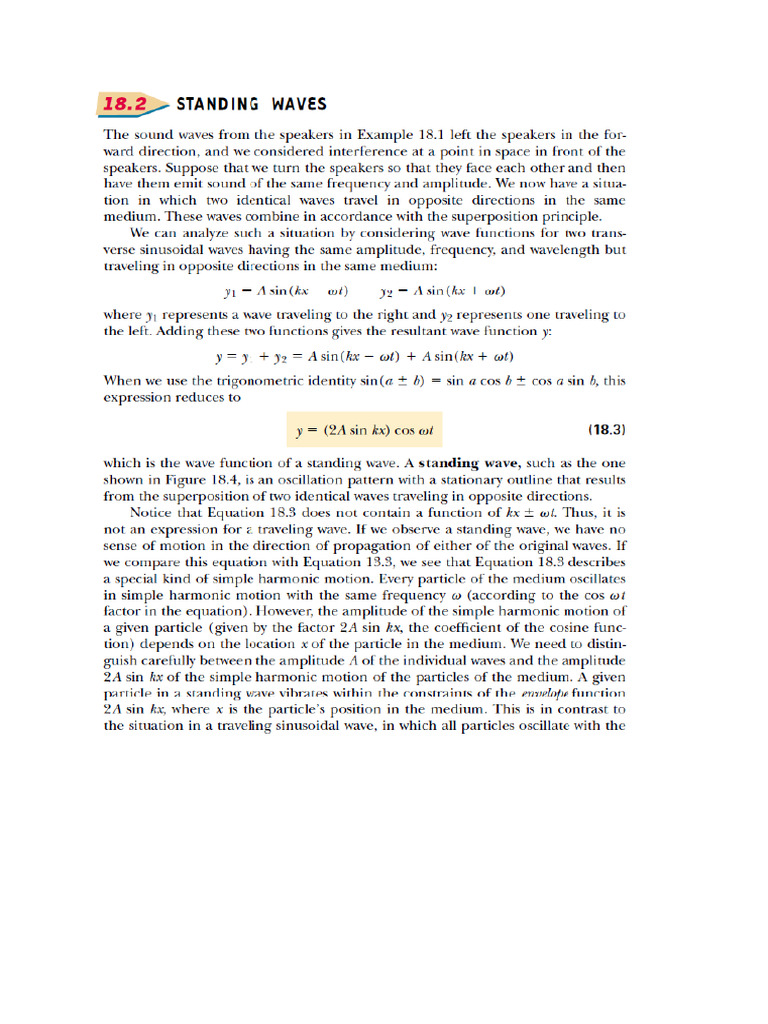 Standing Waves On A String | PDF
