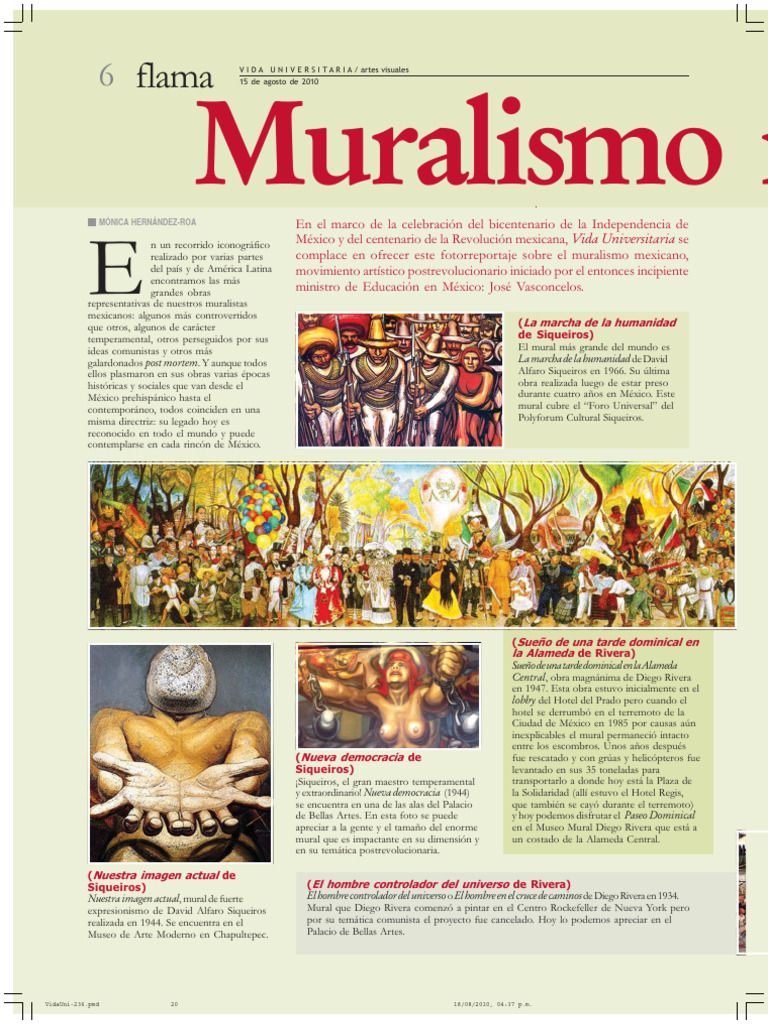 Muralismo Mexicano: Legado y Obras | PDF | México