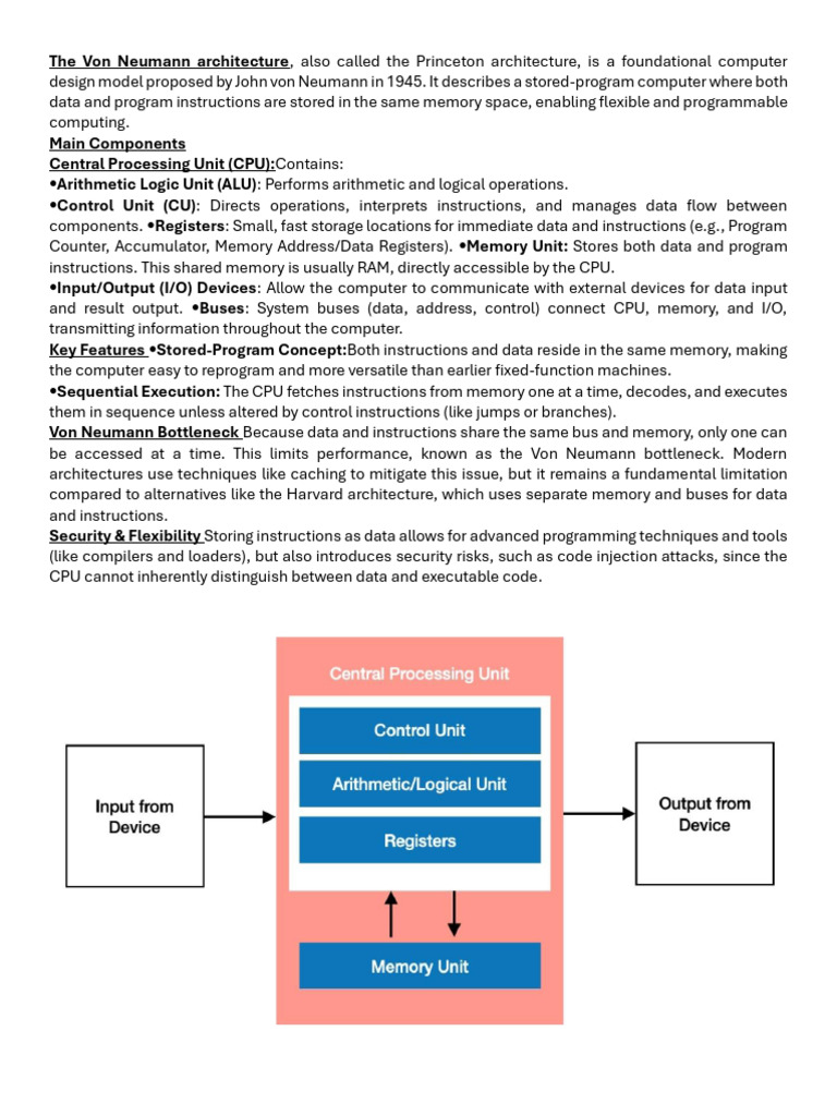 PPT - The Von Neumann Architecture PowerPoint Presentation, free download -  ID:3800649, image size:768x1024