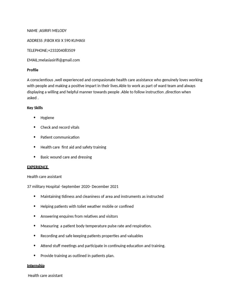 Mel's CV | PDF