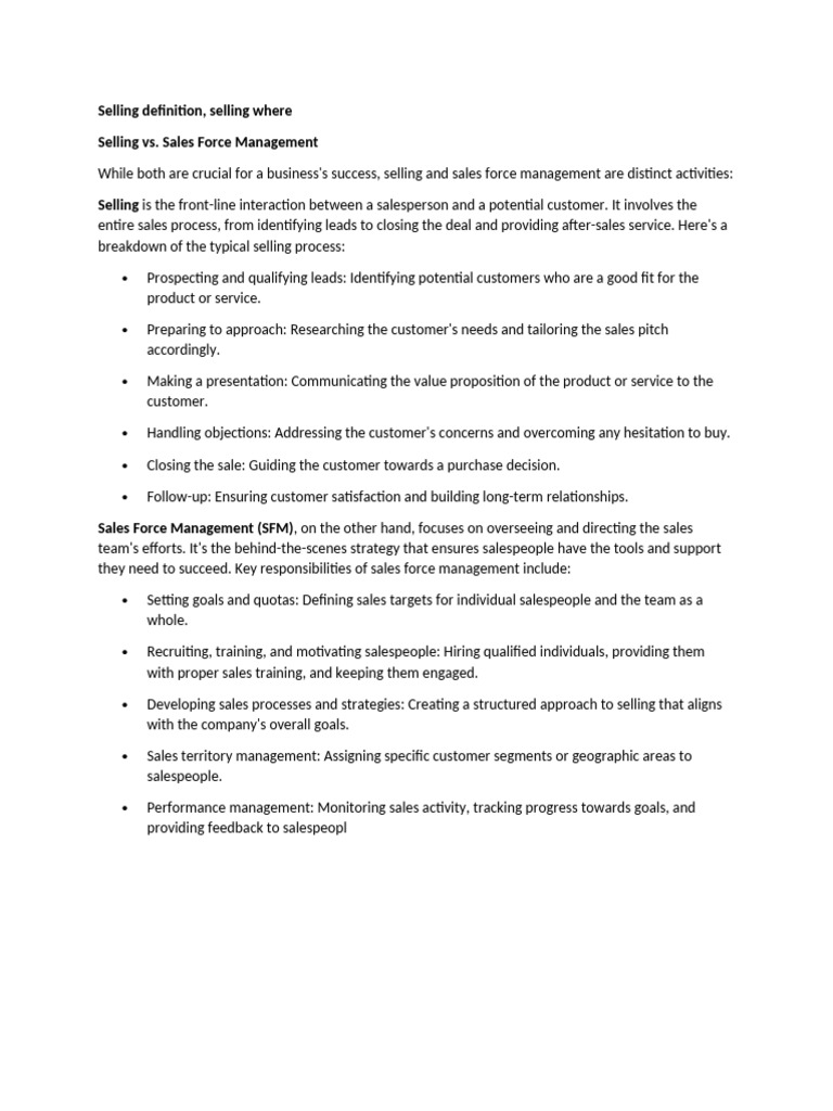 Final Sales | PDF | Sales | Marketing