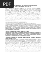  DEPT. OF HOUSING AND COMMUNITY DEVELOPMENT FUNDING AVAILABILITY
