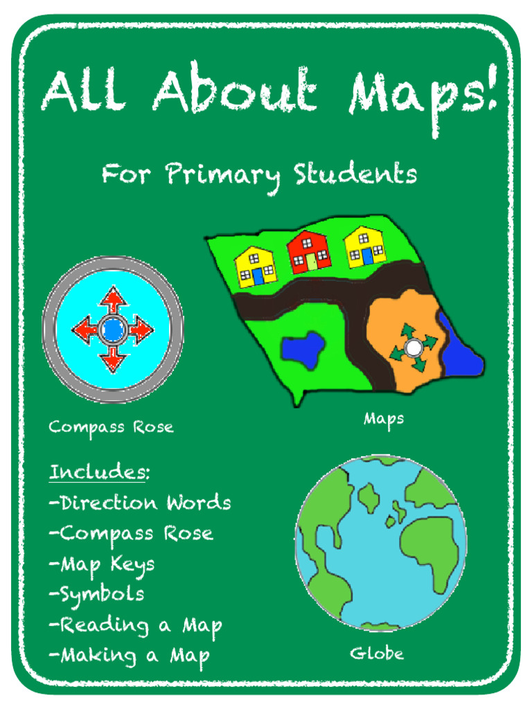 All About Maps!: For Primary Students | PDF | Map | Bedroom