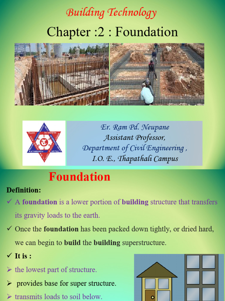 Understanding Foundations in Civil Engineering | PDF | Deep Foundation ...