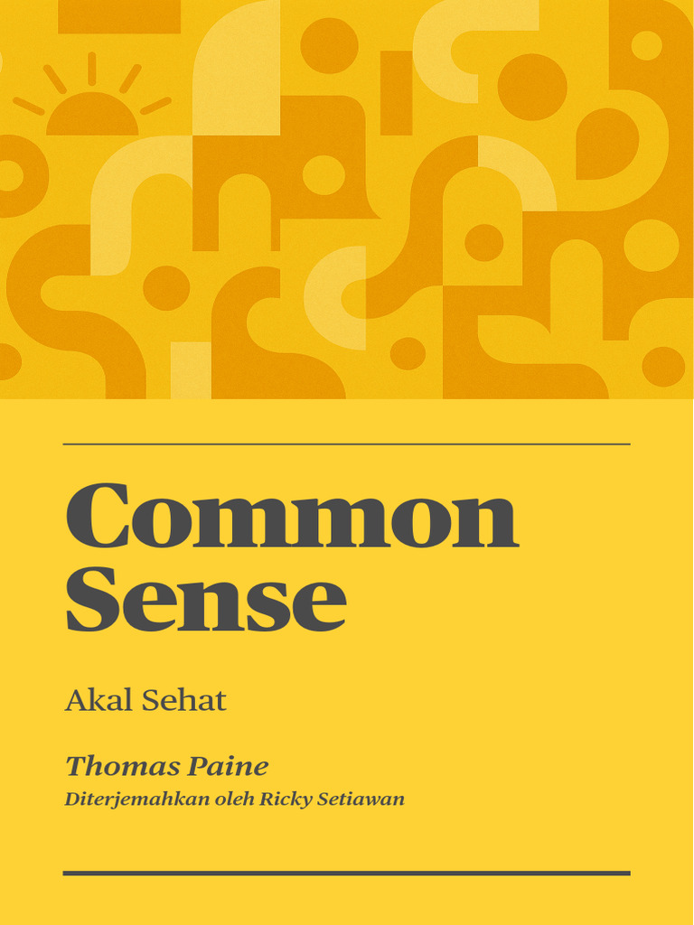 Common Sense (Indonesia) | PDF