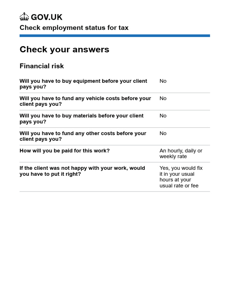 Check Your Answers - Guidance - GOV - Uk 3 | PDF