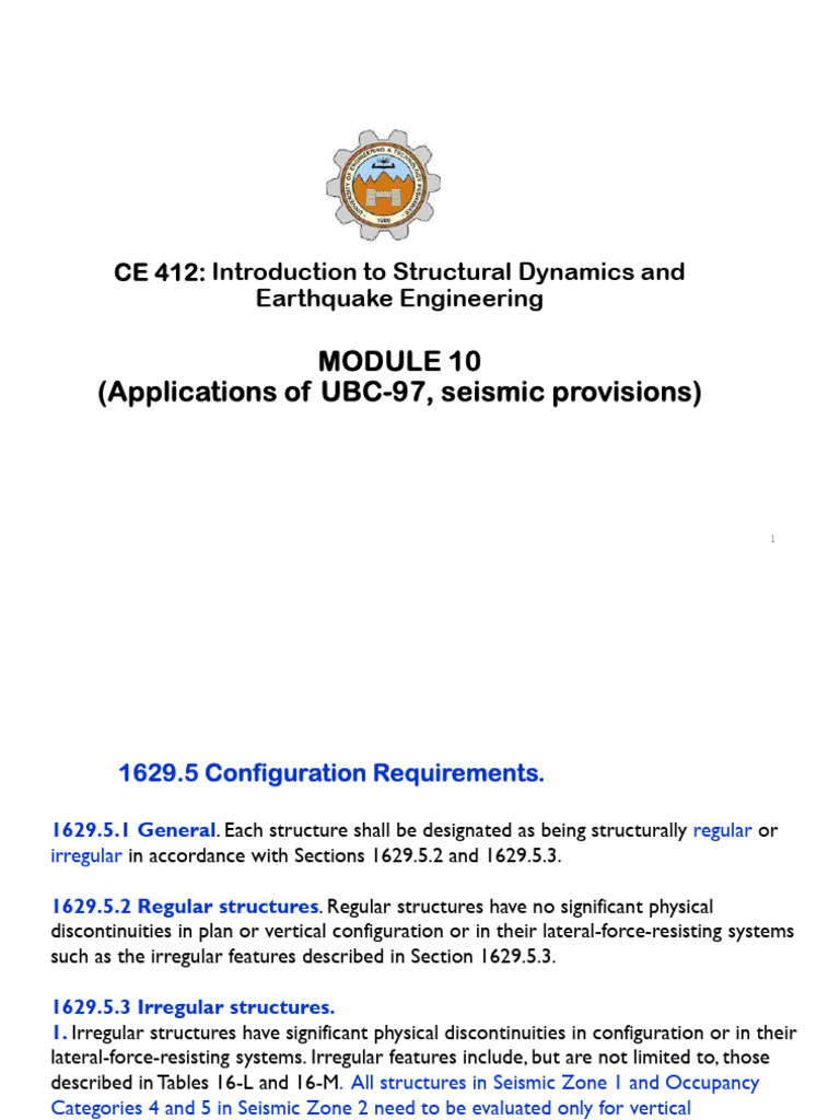 Structural Dynamics & Seismic Design Guide | PDF | Stiffness | Seismology