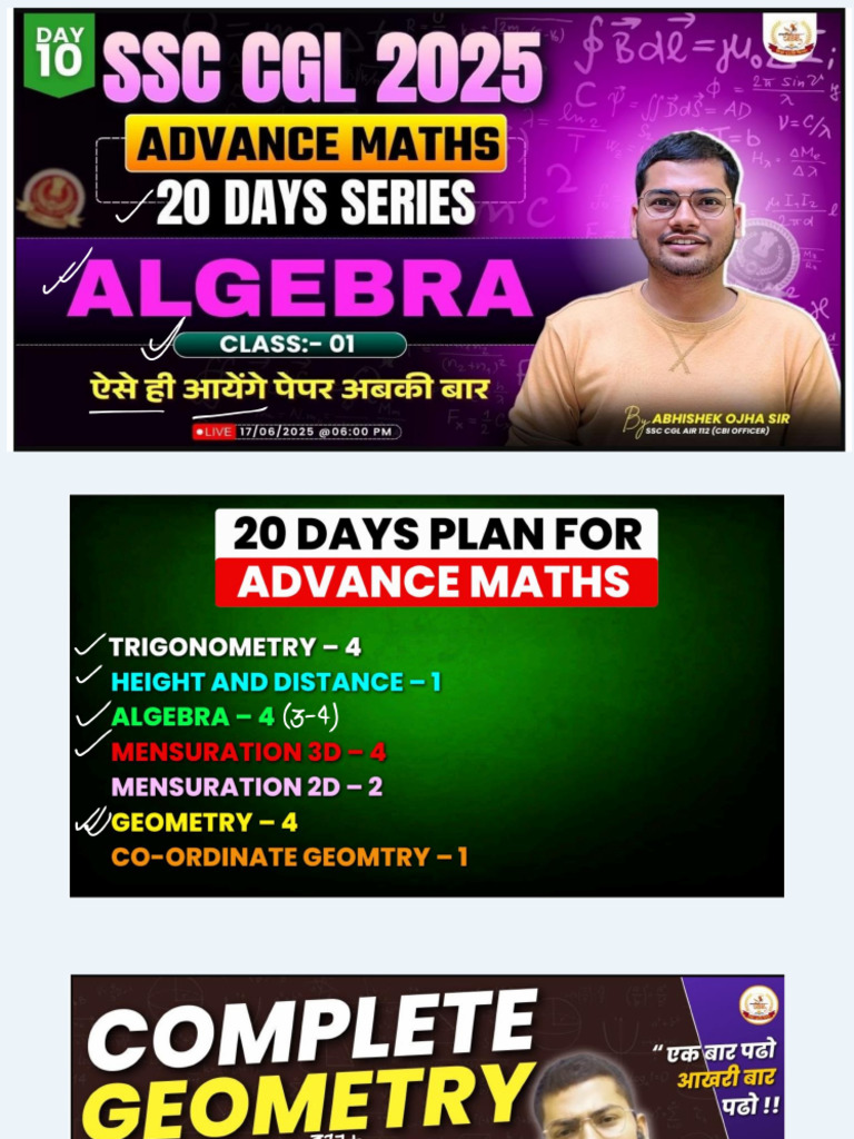 SSC Class Notes For Geometry | PDF