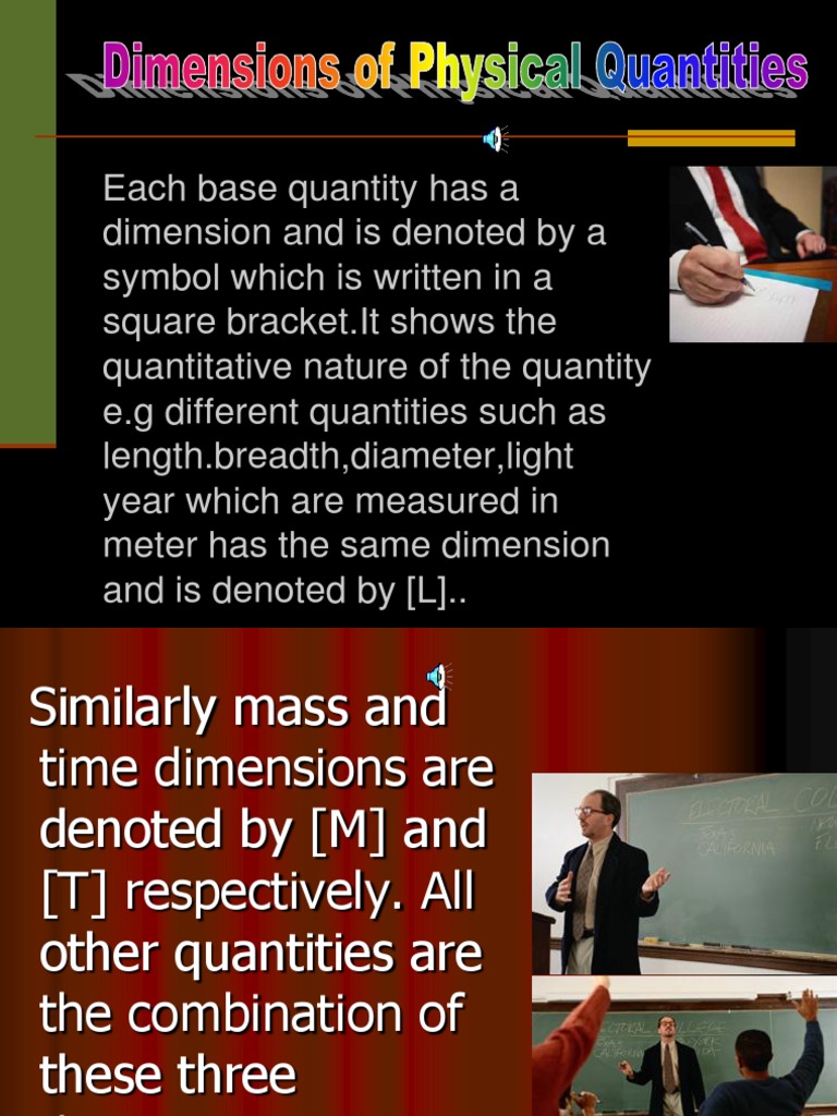 9.dimensions of Physical Quantities PDF Scientific Observation