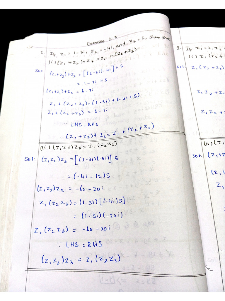 12th Maths Exercise 2.3 | PDF