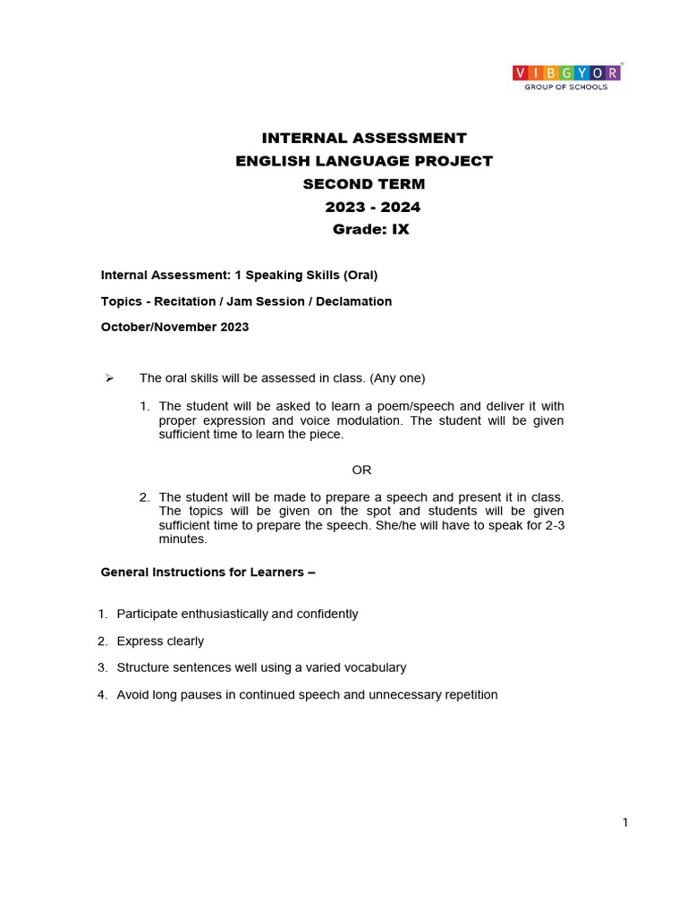 Grade IX Internal Assessment Guide | PDF | Computer Program | Programming